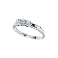 Anneau Bertani & Co. Femme trilogy in Or blanc Diamante 0.3 Ct GAN3ASGP - GAN3ASGP